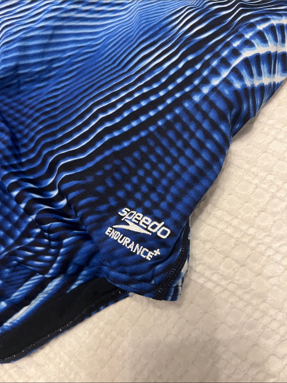 4 TYR/Speedo Racing suits Blue & Red Patterned One-Piece Swim Collection - Picture 4 of 4